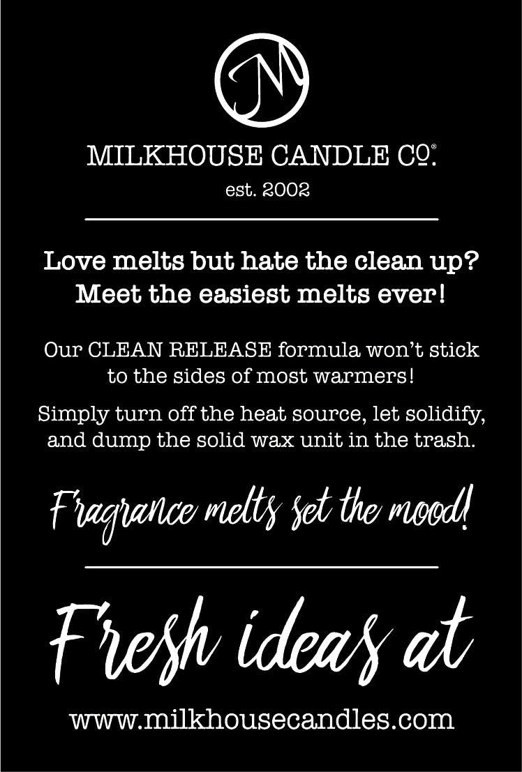 Milkhouse Candles Variety Fragrance Melts - Apple Strudel, Citrus & Lavender, Oatmeal, Milk & Honey, Pure Vanilla, Sweet Tobacco Leaves, Welcome Home, 6 Pack: Home & Kitchen