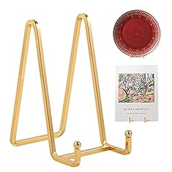 Plate Holder Easel Display Stand - 6 inch Metal