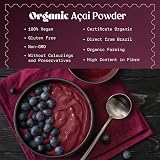 NaturaleBio Organic Acai Berries Powder Freeze-Dried 100g Vegan view 2