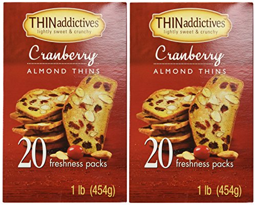 Thin addictives cranberry almond thins 20 freshness pac…