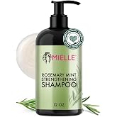 Mielle Organics Rosemary Mint Biotin Strengthening Shampoo, 12 oz | Moisturizing shampoo, with biotin &amp; pure rosemary extract, gentle cleanse, damage care, healthier-looking hair