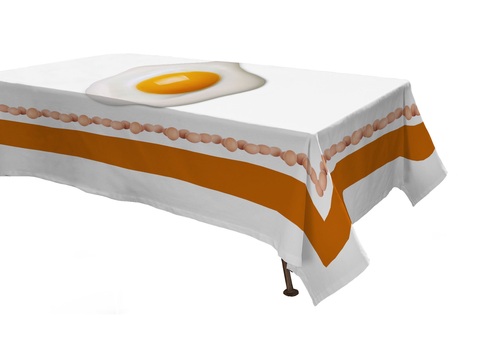 Italian Bed Linen Panama Digital Printed Tablecloth, 150x150cm, TV24, TV 24, 150 x 150 cm