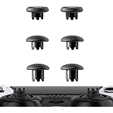 Thumbsticks Caps Replacement for Edge Controller, Thumb Stick Grips for Pro Controller, Standard Concavex2, Low Domex2, High Domex2(Black)