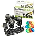 Jebao Submersible LED Pond Light with Photcell Sensor, Set of 3