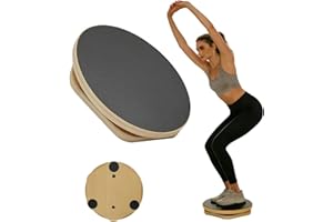 Mirotuz Ab Twister Board for Exercise,12 inch Waist Twisting Disc,Wood Waist Twisting Disc,Full Body Toning Workout,for Slimm