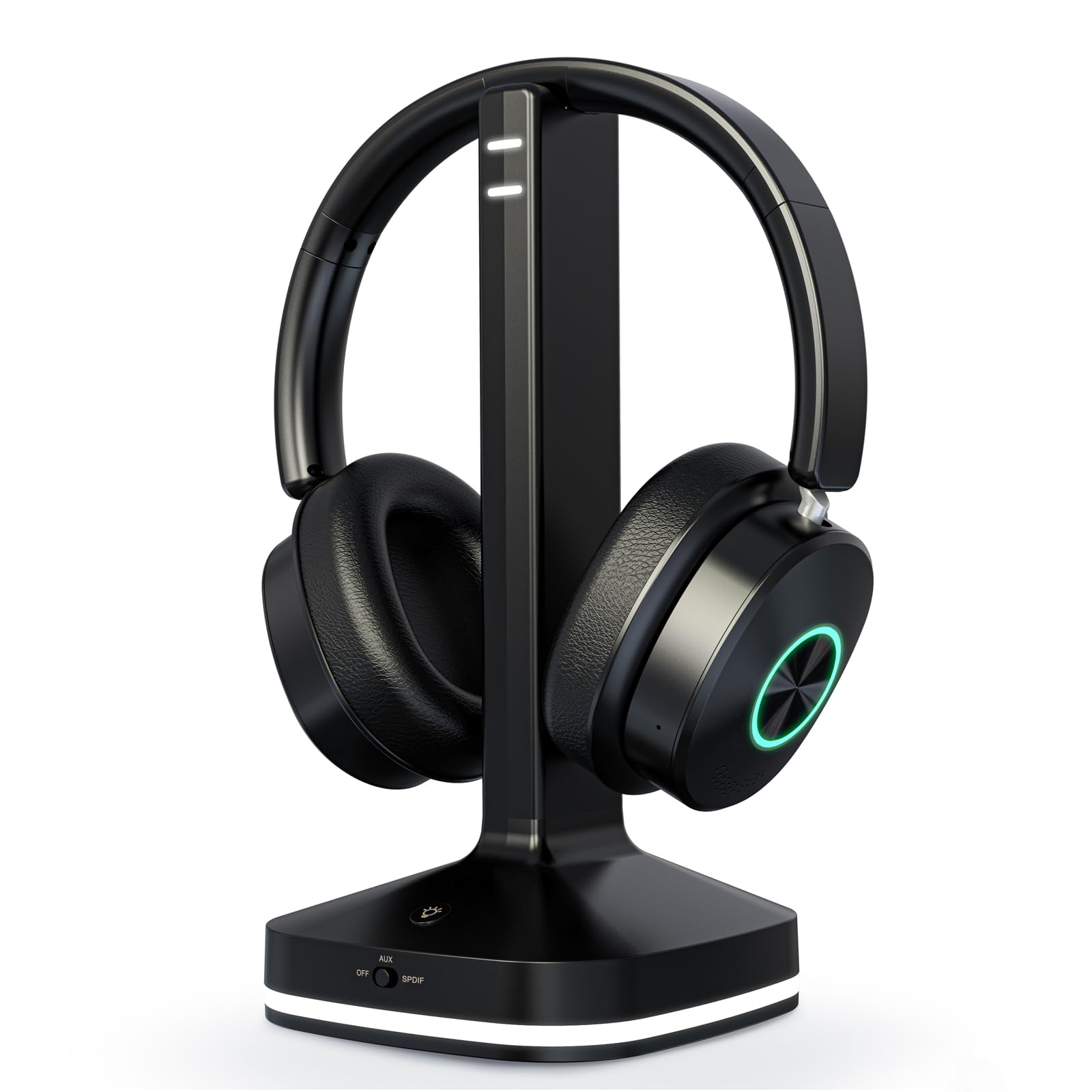 Photo 1 of Wireless Headphones for TV Watching, TV Headphones Wireless for Seniors with Transmitter Charging Base, Over Ear Headset with 3 Audio Modes, No Audio Delay Blutooth 5.4, Gifts for Parents/Elderly