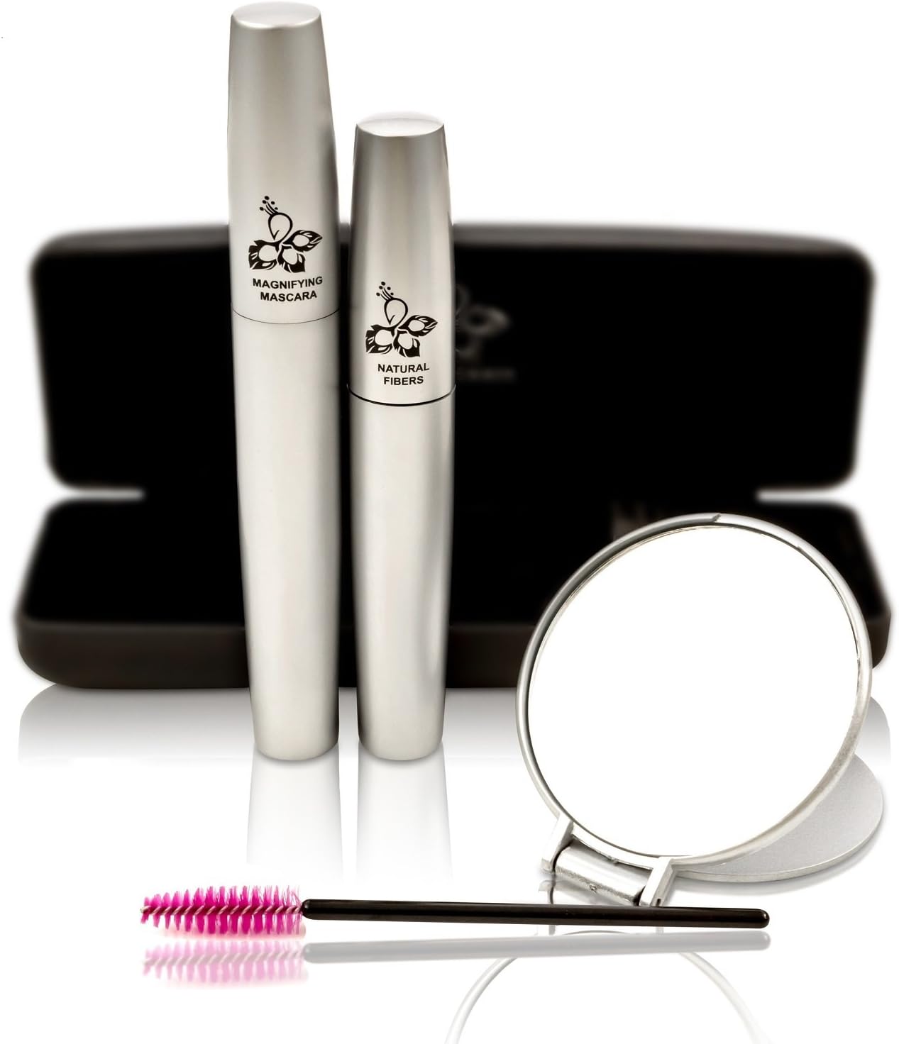 3D Fiber Lash Mascara by Brazilian Beleza - Premium Fiber Mascara - Fiber Lashes Made Easy - FREE Mirror - FREE Eyelash Brush - Try our 3D Fiber Mascara and Get Those 3D Lashes Today!