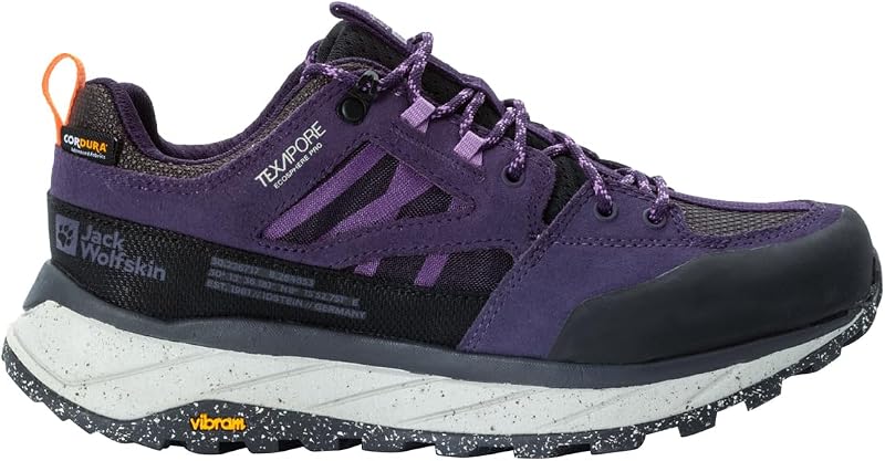 Terraquest Texapore Low W Chaussures de Marche pour Femme, Violet foncé (Dark Grape), 42 EU — photo 1 sur 6