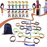 Walking Rope for Preschool,Toddler Walking Rope with Waist Belts,Children's Walking Ropes with 12 Colorful Handles,Outdoor Sa