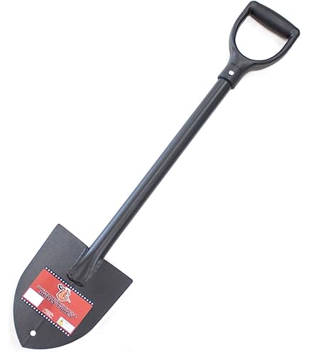 Bully Tools 82510 Round Point Shovel - 14-Gauge Steel With Fiberglass D-Grip Handle, 44" Length, Made In USA - View #14