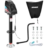Kohree Electric Trailer Jack 5000lbs, Heavy Duty A-Frame Electric Power Tongue Jack with Waterproof Cover & LED Light for Tra