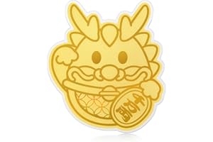 CHOW SANG SANG 999.9 24K Solid Gold Chinese Zodiac, Dragon, spring couplets 94306D