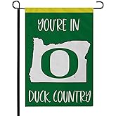 FANMATS 34992 Oregon Ducks State Shape Garden Flag 12"x18"