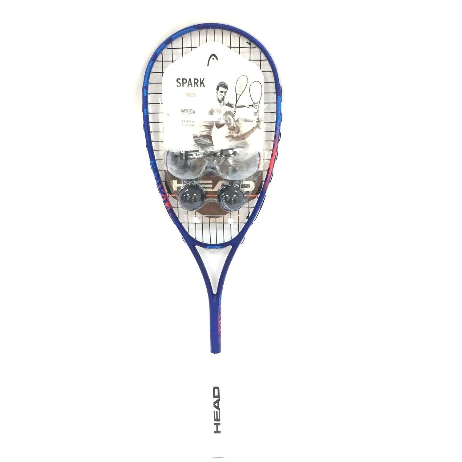 Amazon.com : HEAD Spark Elite Pack Squash Racquet Kit (Racquet, Eyeguards, 2-Balls) : Sports & Outdoors
