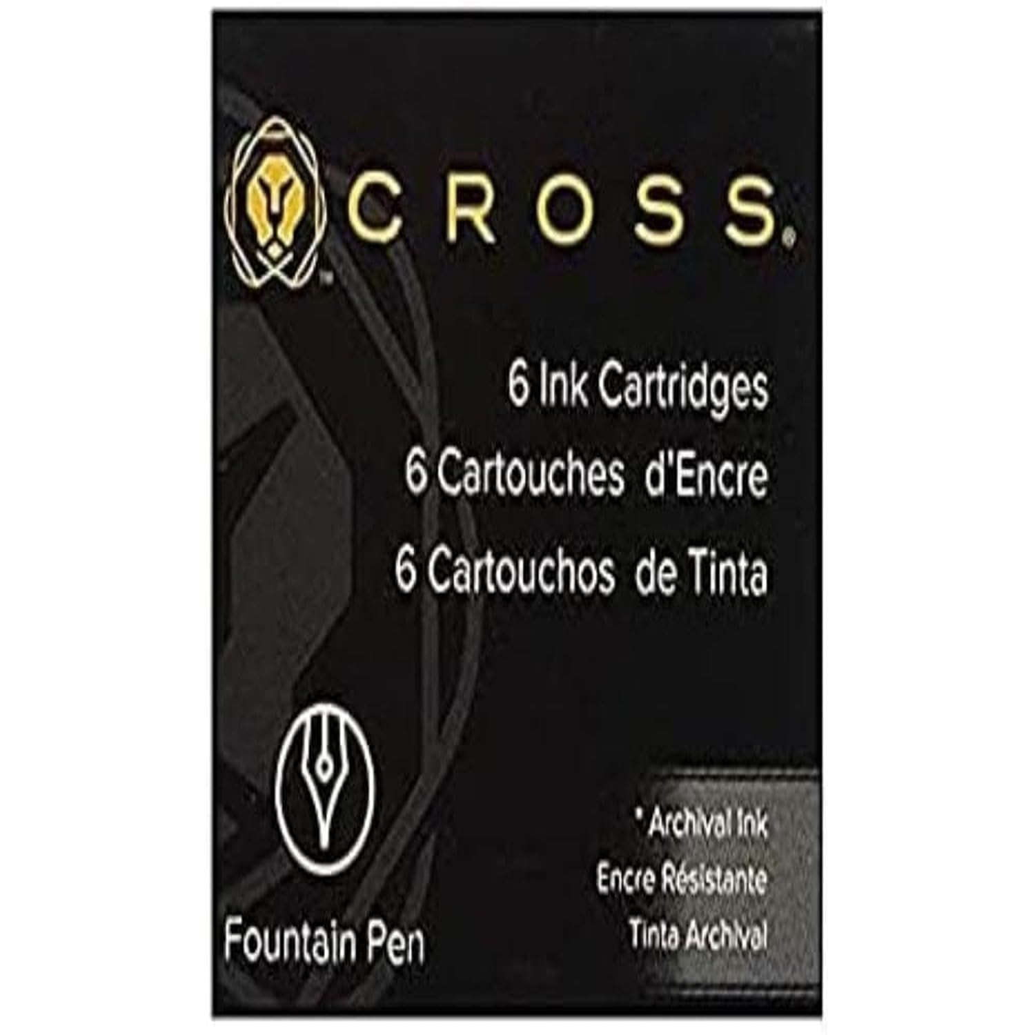 Cross Fountain Pen Refill - Blue (6 Cartridges)
