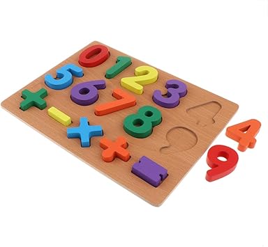 non-brand Kit de Tablero de Rompecabezas de Madera para Niños, Juguetes Cognitivos para Niños 30 x 22.5cm - 1: Amazon.es: Juguetes y juegos