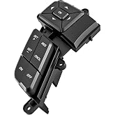 Steering Wheel Cruise Control Switch Fit for Ford F150 F250 F350 | FL3T9E740ABW Left Steering Wheel Switch Controls Cruise Functions, Fit for ford Truck Models