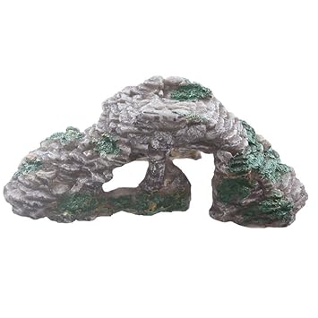 Emours Turtle Hideout Basking Rocks Bearded Dragon Accessories