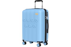 MGOB Carry on Luggage 22 X 14 X 9 Airline Approved Suitcase with TSA Lock,20 Inch Travel Suitcase Lightweight with Spinner wheels And Hardside Luggage Airline Approved Carry on Suitcase (Blue)