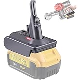 V8 Battery Adapter for Dewalt 20V Lithium Battery Converted to Replace for Dyson V8 Battery, Works with Dyson V8 Series Anima