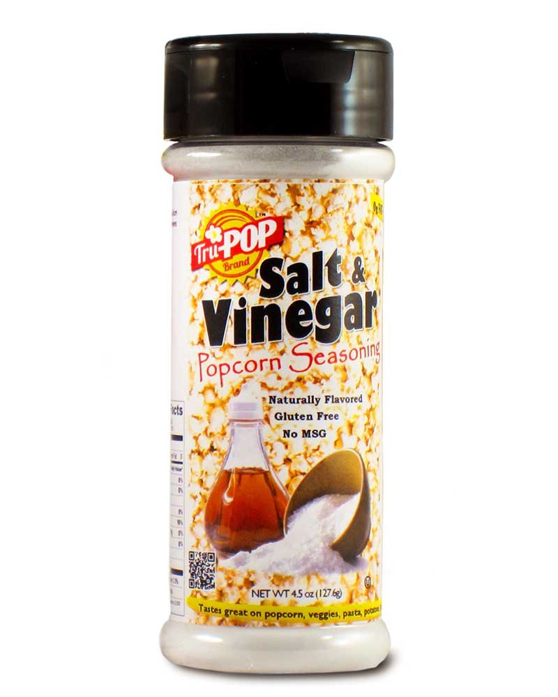 TruPOP Salt & Vinegar Popcorn Seasoning (4.5 oz) Buy Online in United
