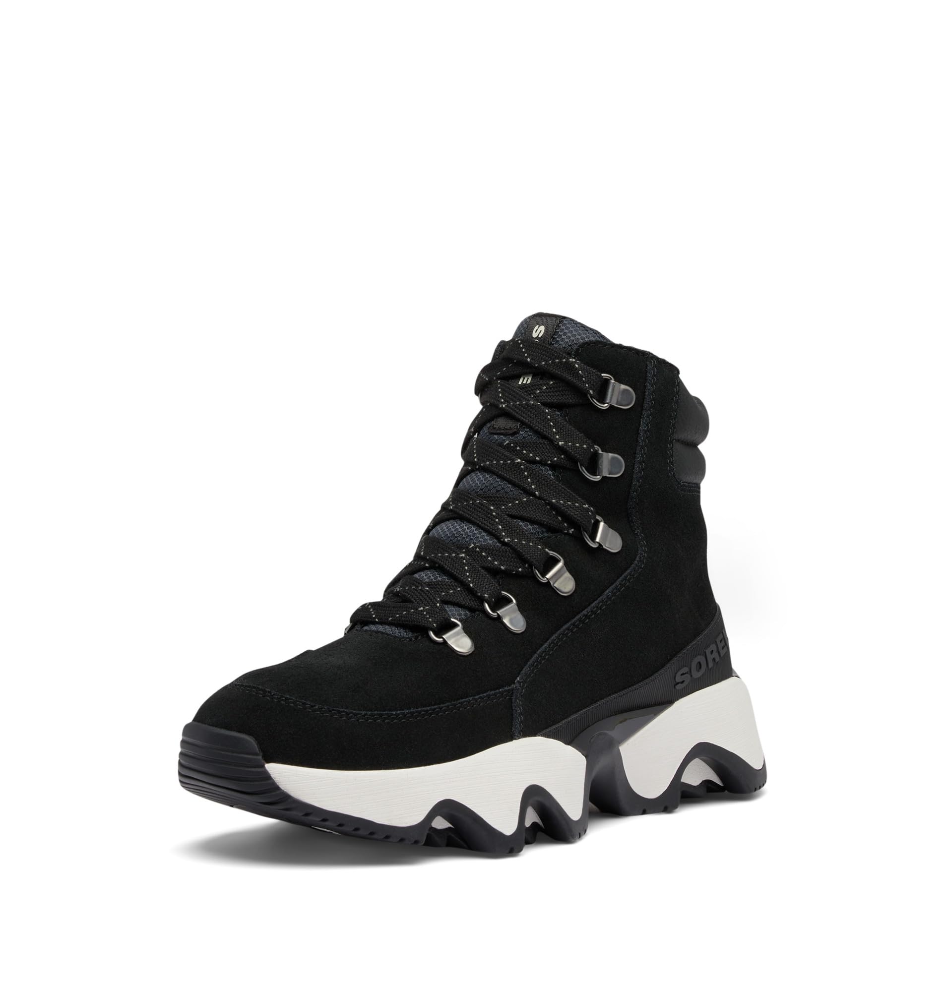 SOREL Women’s Kinetic Impact Conquest Plus Waterproof Boot – Black, Sea Salt – 5.5