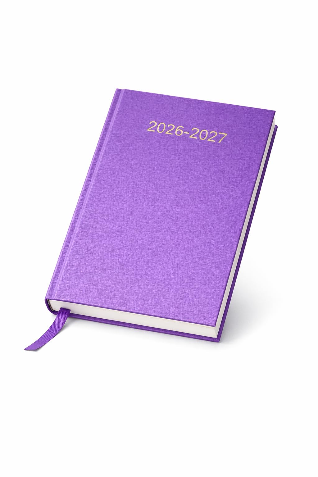 Top Sale Academic Diary 2026-2027 A4 Week to View Planner – Student Diary with Ribbon Marker, Hardcover Casebound Weekly Academic Planner August 2026–July 2027 School & University Planner Purple