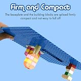 Lekebaby 6 Pack Large 10x10 Building Baseplates 32x32 Studs Blue view 3