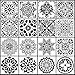 AK KYC Stencils Mandala Painting Stencil Stencils for Painting (6x6 inch Small Size) on Wood Wall Floor Tile Fabric Furniture Decor Mandala Dotting Tools Reusable (Style 4(6