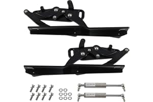 PKSABB Billet Hood Hinge Kit Pair for Chevrolet Camaro & Pontiac Firebird 1970-1981 Black.