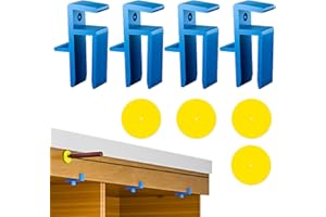 Cabinet Panel Scribing Clamp, Furniture Fitting Tool for Toe Kicking with Precision Grip, Durable Abs Construction Featuring 