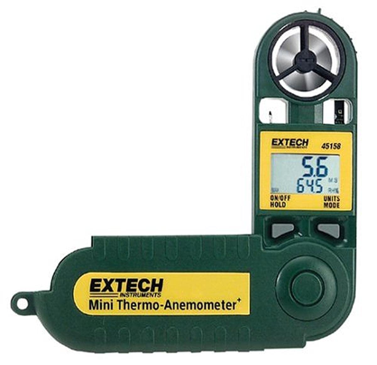 Extech 45158 Instruments Mini Thermo-Anemometer with Humidity- Green