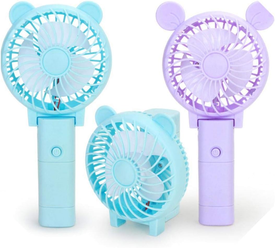 Folding Electric Fan Fold Portable Mini Fan Handheld Fan Home Office Desk Speed
