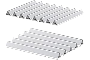 Folocy 16 GA Grill Flavorizer Bars BBQ Gas Grill Replacement Parts for Weber 7538, 1100, Genesis 1000, 5000, Platinum Series I, II, Genesis I-V, Genesis Platinum I, II Models, Flavor Bars Accessories