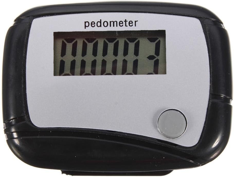 GQMART Pedometer, Large Lcd Display Jogging Step Pedometer