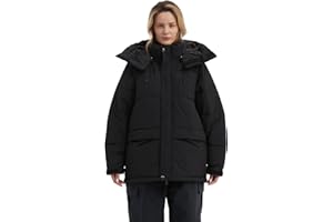 NOMADIKA Oversize Waterproof Ski Jacket Thick Snow Coats with Detachable Hood Winter Skiing Snowboard Jackets for Women Men