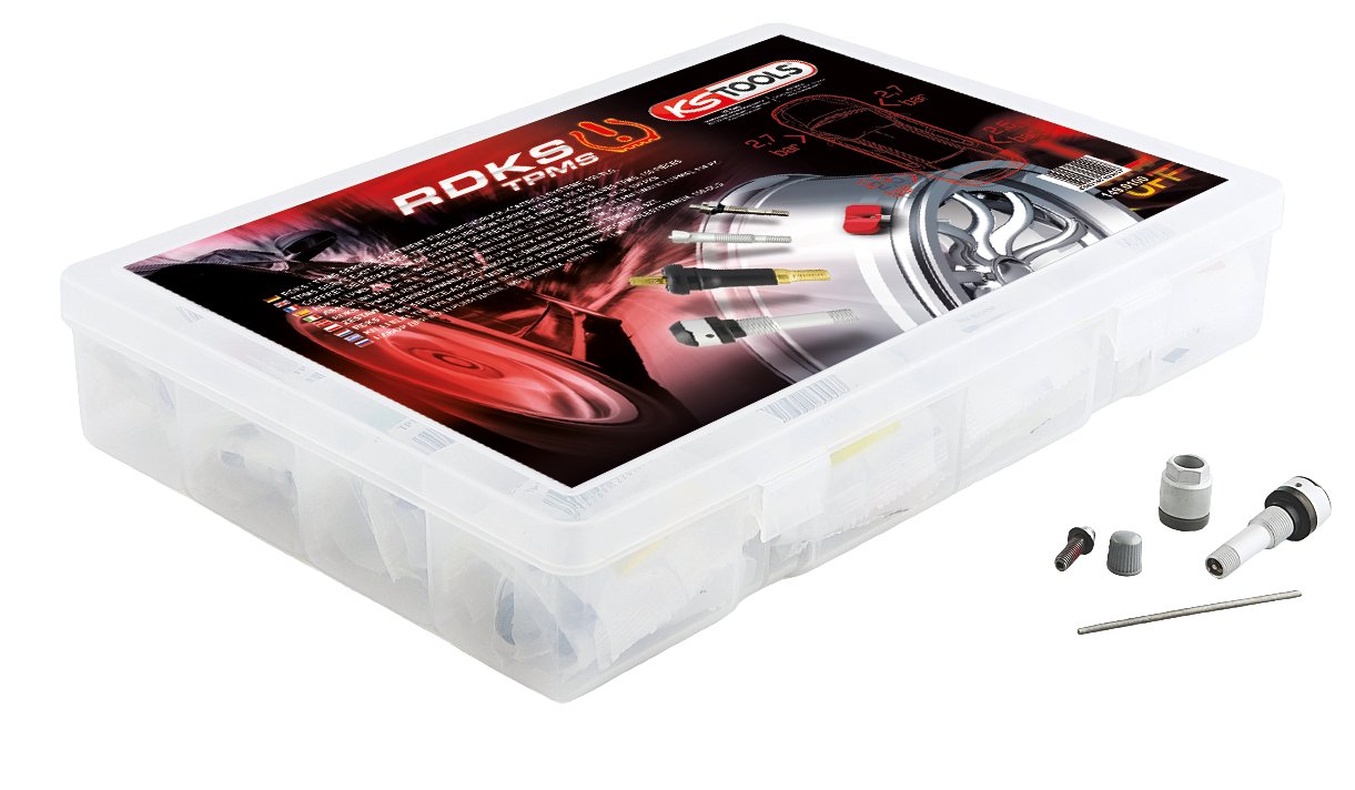 KS Tools 149.0100 TPMS Tyre Pressure Control System Service Assortment 150 Pieces