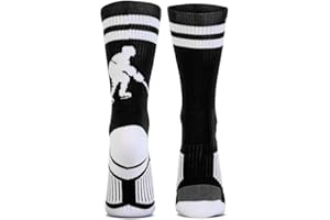 ChalkTalkSPORTS Hockey Performance Crew Socks - Youth & Adult - Multiple Colors - Mid-Calf Socks