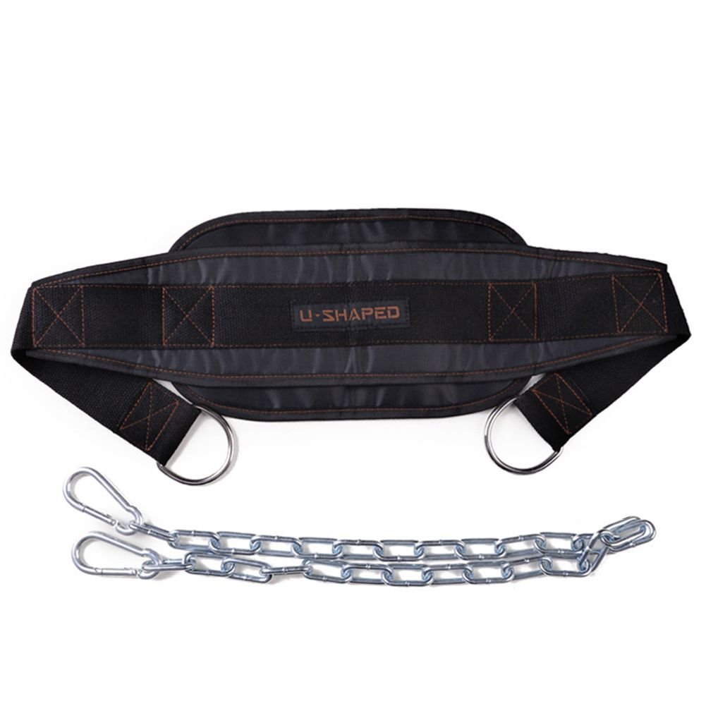 Gymforward Weighted Dip Belt Chin Up Belt With Chain Muscle Training