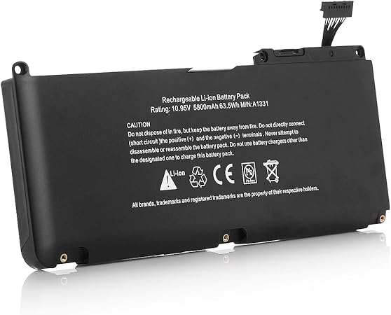New A1331 Battery For Apple Macbook Unibody 13 A1342 661 5391 0 65 A Macbook Air Mc234ll A 13 3 Inch Apple Macbook Pro 13 3 Inch Apple Macbook Pro Mc375ll A 13 3 Inch Amazon Co Uk Computers Accessories