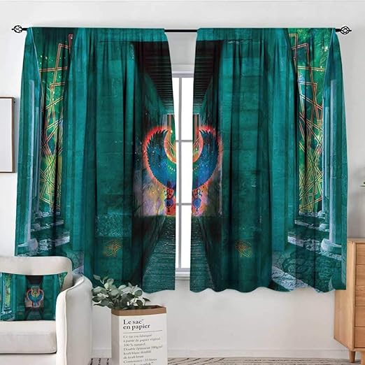 Amazon Com Egypt Thermal Insulating Blackout Curtain Magical