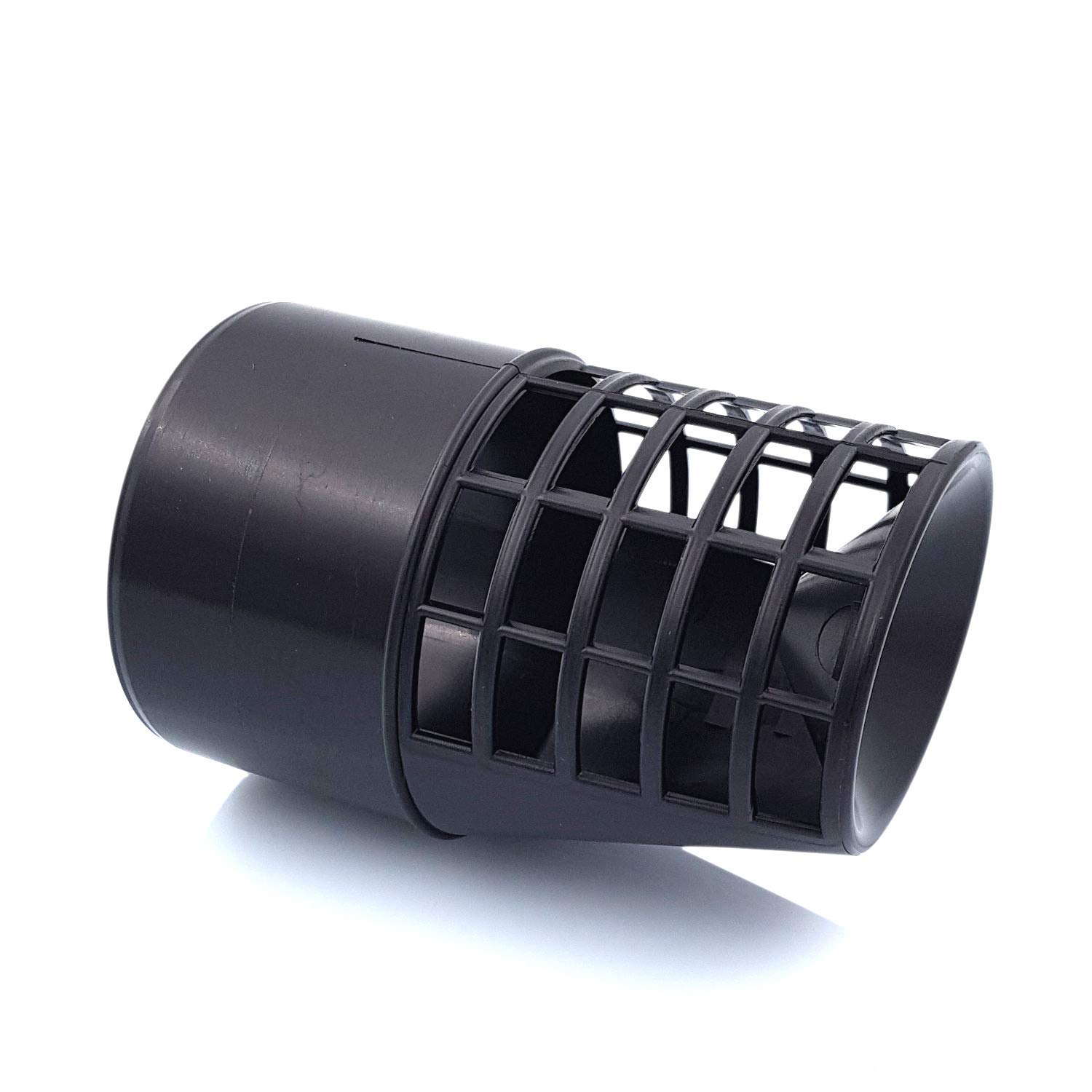 TYGERIX® Universal 60 mm Flue Exhaust Terminal for Condensing Boilers | Innovative Anti-Drip System for Boiler Condensation Recovery | Evacuator with Black Polypropylene Grid | Certified