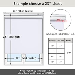 Cordless Roller Shades Blackout Blinds for Windows
