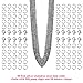 Paxcoo 40 Feet Silver Stainless Steel Link Chain Necklace with 100 Jump Rings and 20 Lobster Clasps 2.0mm Link Chain for Jewelry Making Jewelry Repair