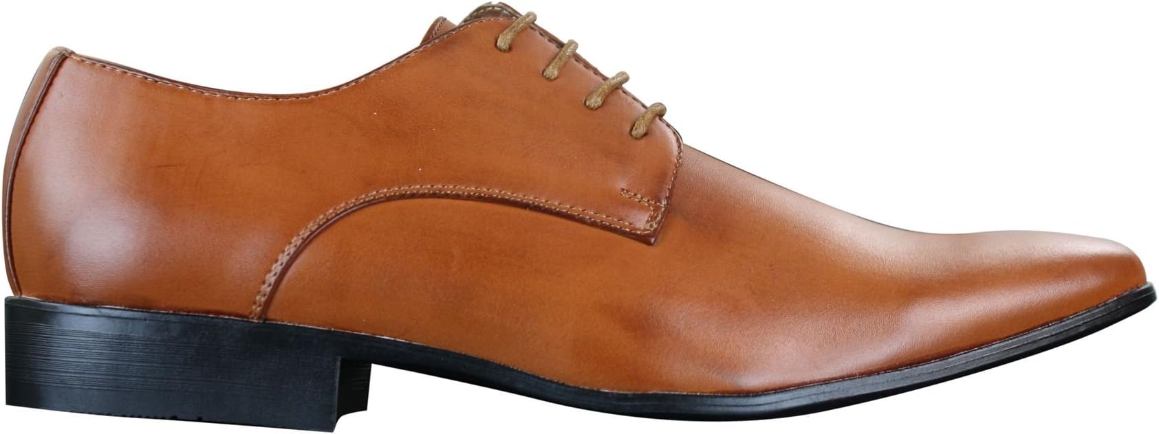 Mens Smart Casual Formal Laced Pointed Leather Shoes Wedding Prom Office Classic