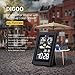 DIGOO DG-TH11300 Wireless In&Outdoor Hygrometer Thermometer Color Weather Staion, 3 Channels outdoor sensor, Wide Visual Angle With Forecast Sensor,Dual Alarm Clock Setting