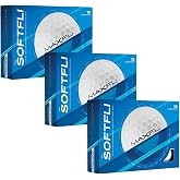 Maxfli SoftFli Golf Balls &ndash; 36-Pack Gloss White | Soft Feel Low Compression Golf Balls for Distance &amp; Control | Durable Ionomer Cover | Ideal for Beginners &amp; Recreational Golfers