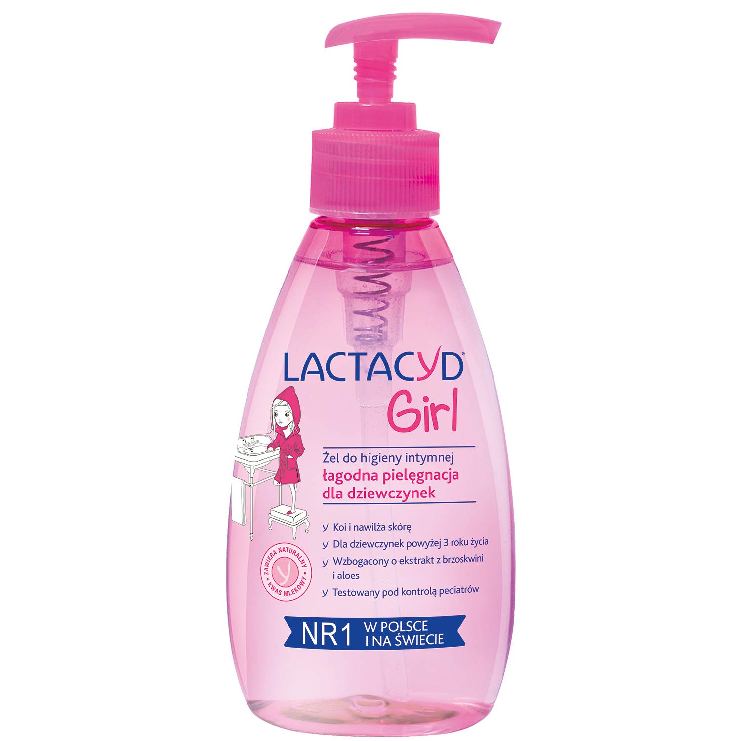 Lactacyd Girl Intimate Hygiene Gel for Sensitive Skin with Pump 200ml