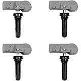 Tire Pressure Sensor 315MHz TPMS Snap-in 4Pcs for Chevy GMC Cadillac Buick & More Replaces# 13586335, 13581558, 15922396