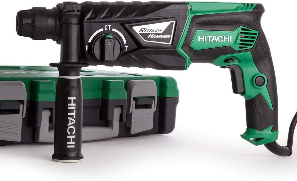 Hitachi DH26PC - Martillo perforador (230V, 50 Hz, 36.7 cm, 2.8 kg ...